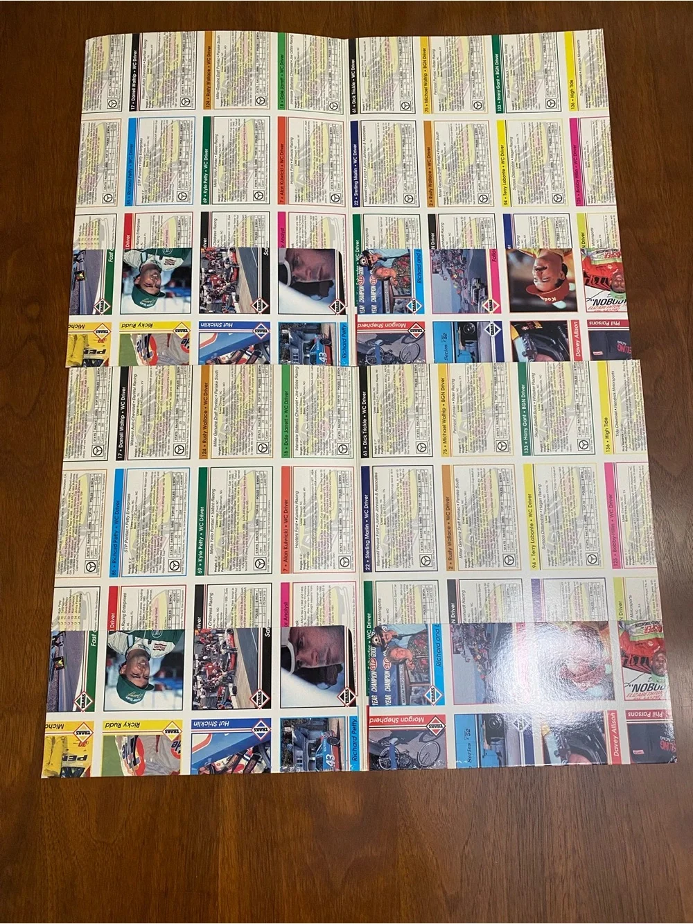Vintage NASCAR Pocket Folders - 2